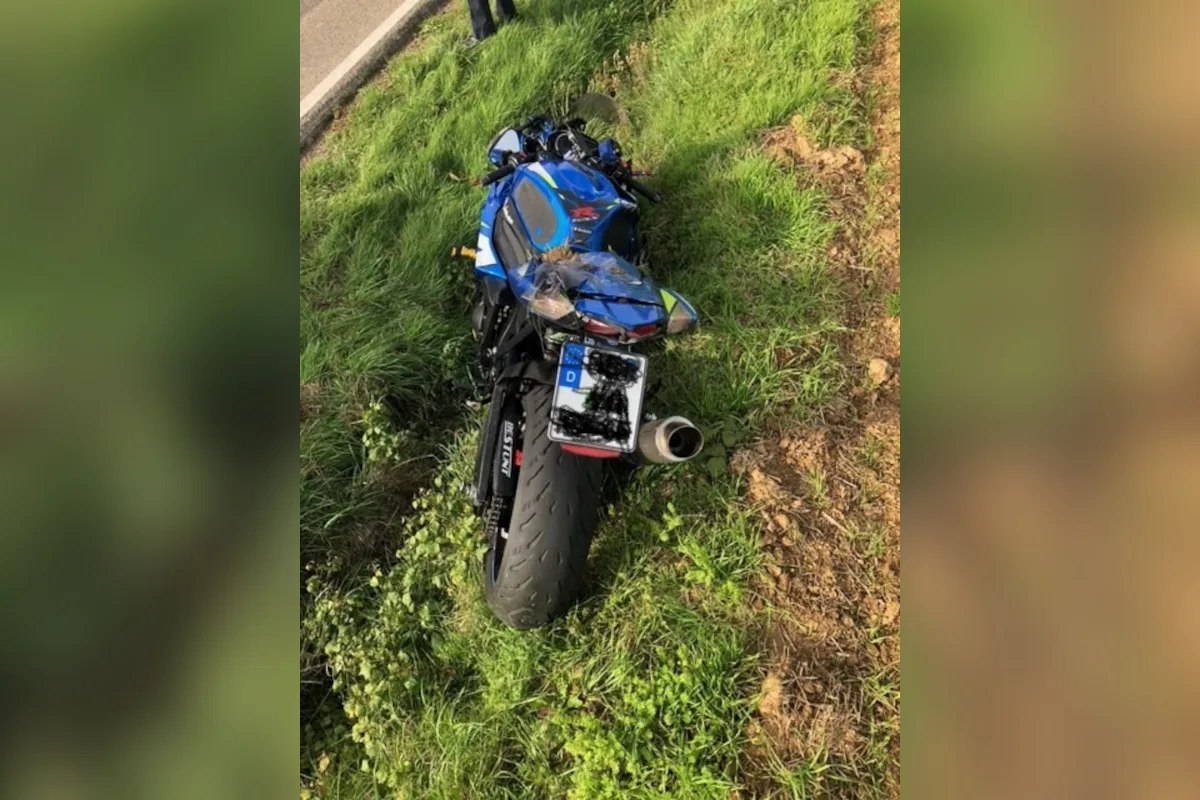 Steinfeld – Motorradunfall mit verletzter Person