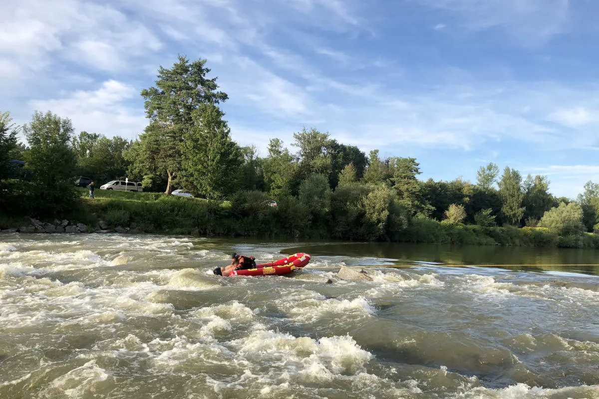 Amlikon-Bissegg TG - Erfolgreiche Flussrettung