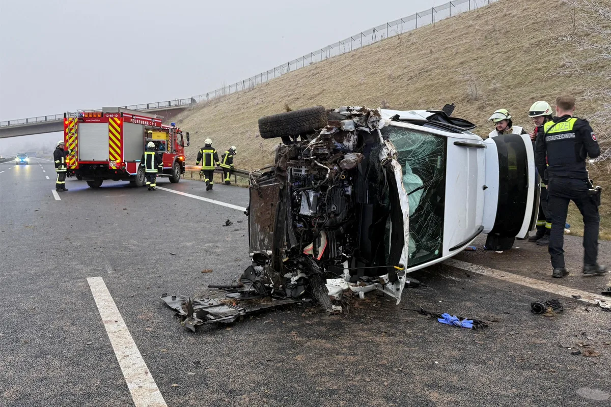 A7 Seesen – Frau bei schwerem Unfall lebensgefährlich verletzt