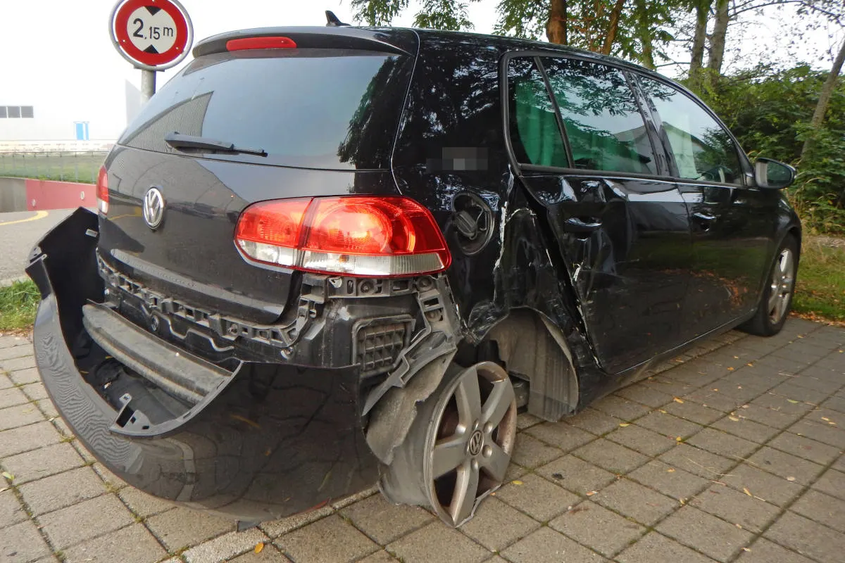 Kreuzlingen TG - Ohne Führerausweis verunfallt