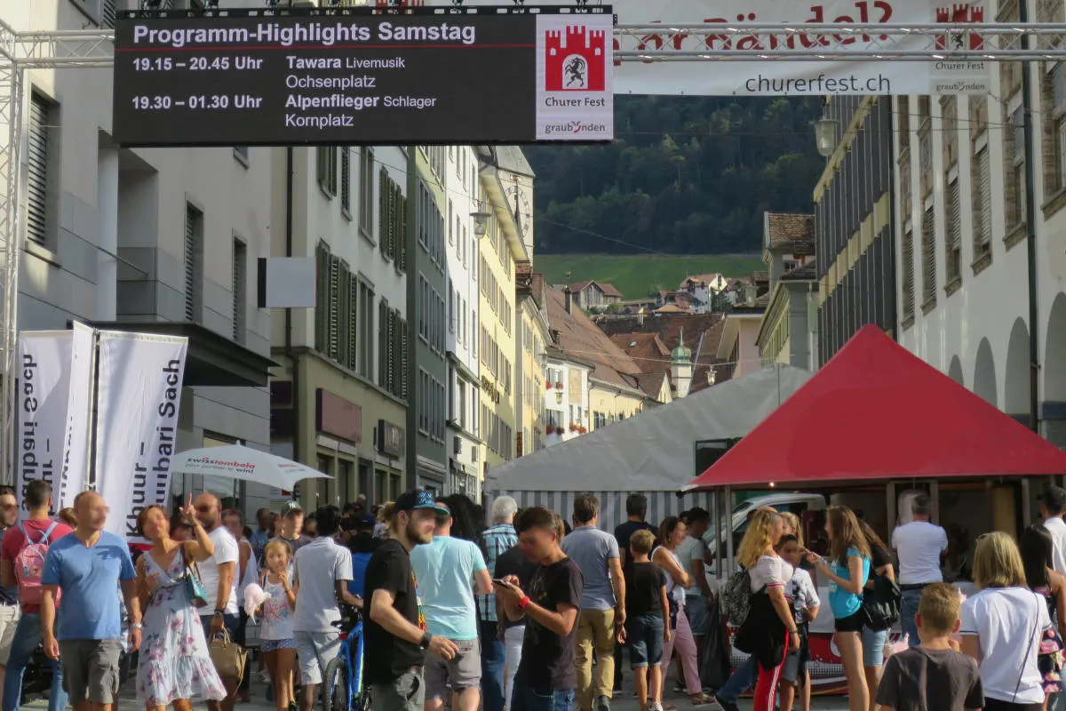 Chur GR - Positives Fazit zum Churer Fest 2018