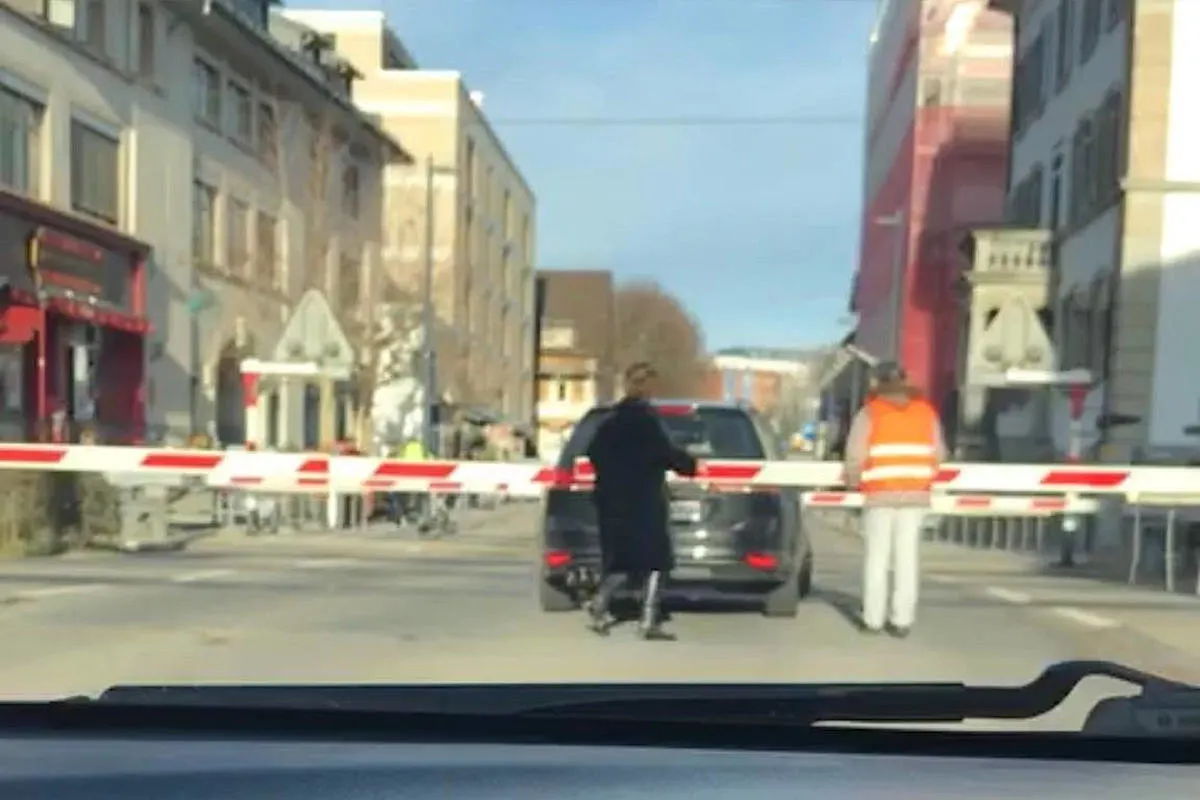 Bahnschranke - Wenn es gefährlich wird - Barriere durchbrechen
