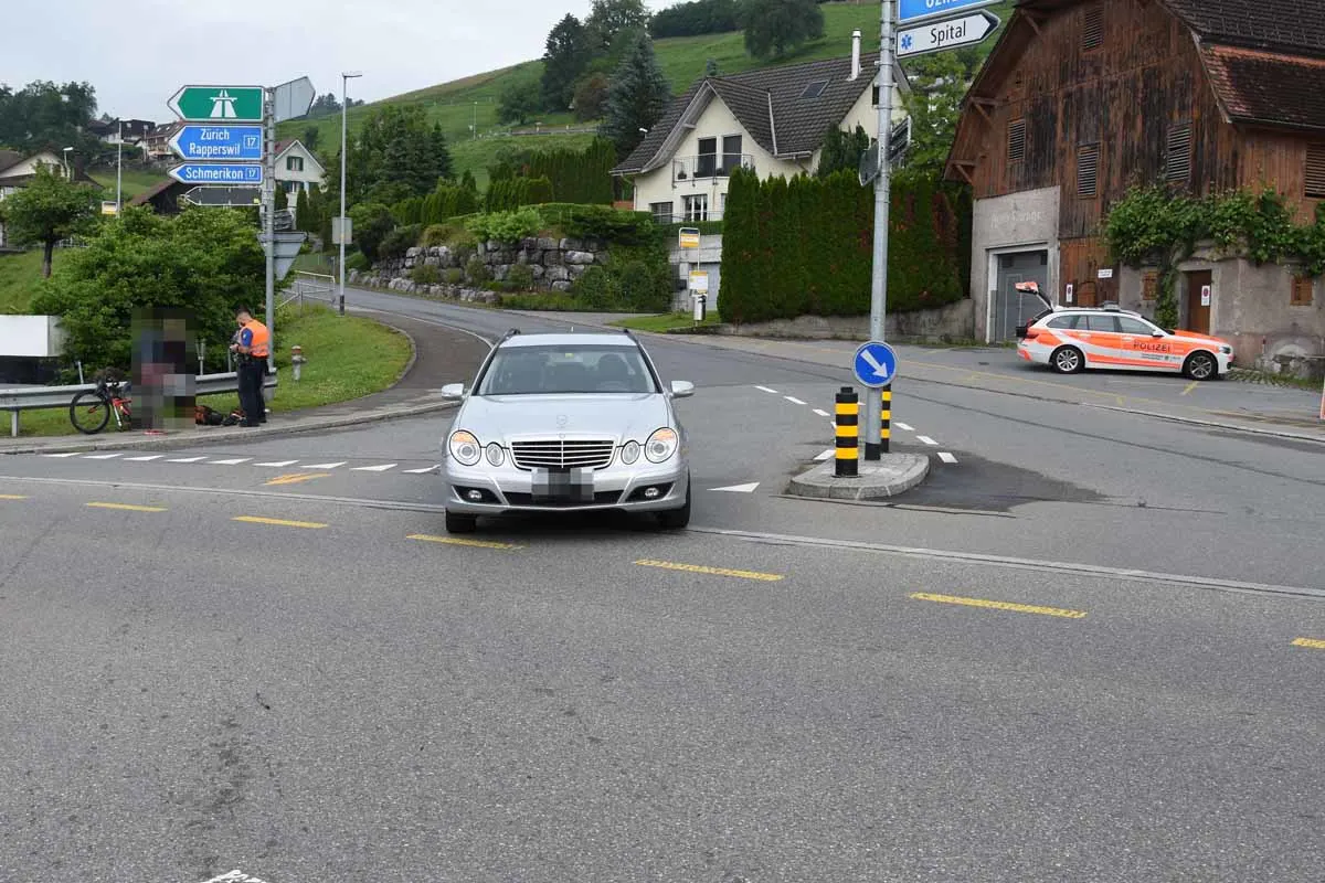 Uznach SG - 29-Jähriger bei Unfall verletzt