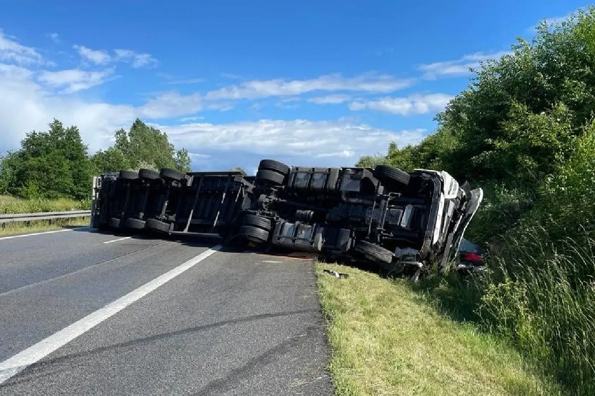A19 Malchow – Schwerer Unfall eines Sattelzuges