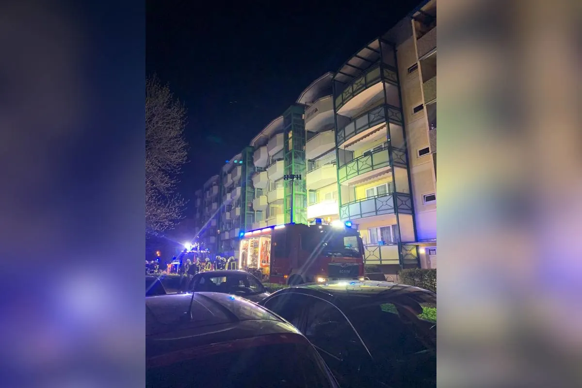 Waren – Passanten retten Mieter aus brennender Wohnung