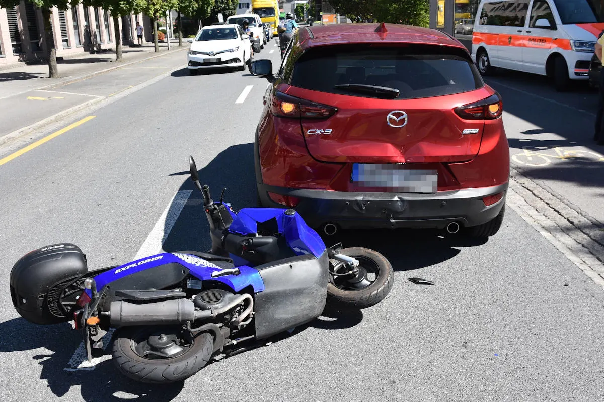 Verkehrsunfälle in Schaan – Drei Unfälle am Mittwoch