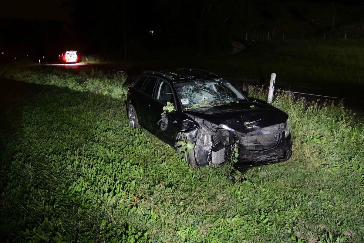 Hemmiken BL - Alkoholisierter Autofahrer auf Abwegen