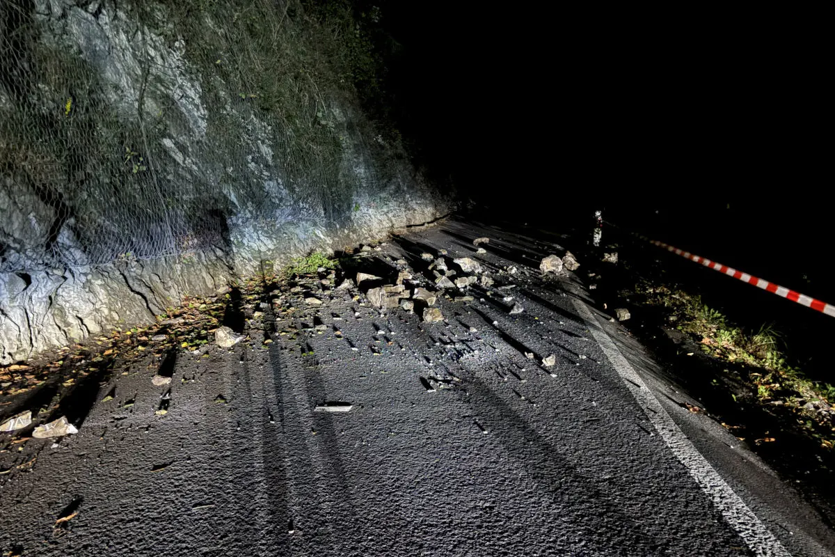 Vaduz FL – Frommenhausstrasse nach Steinschlag wieder freigegeben