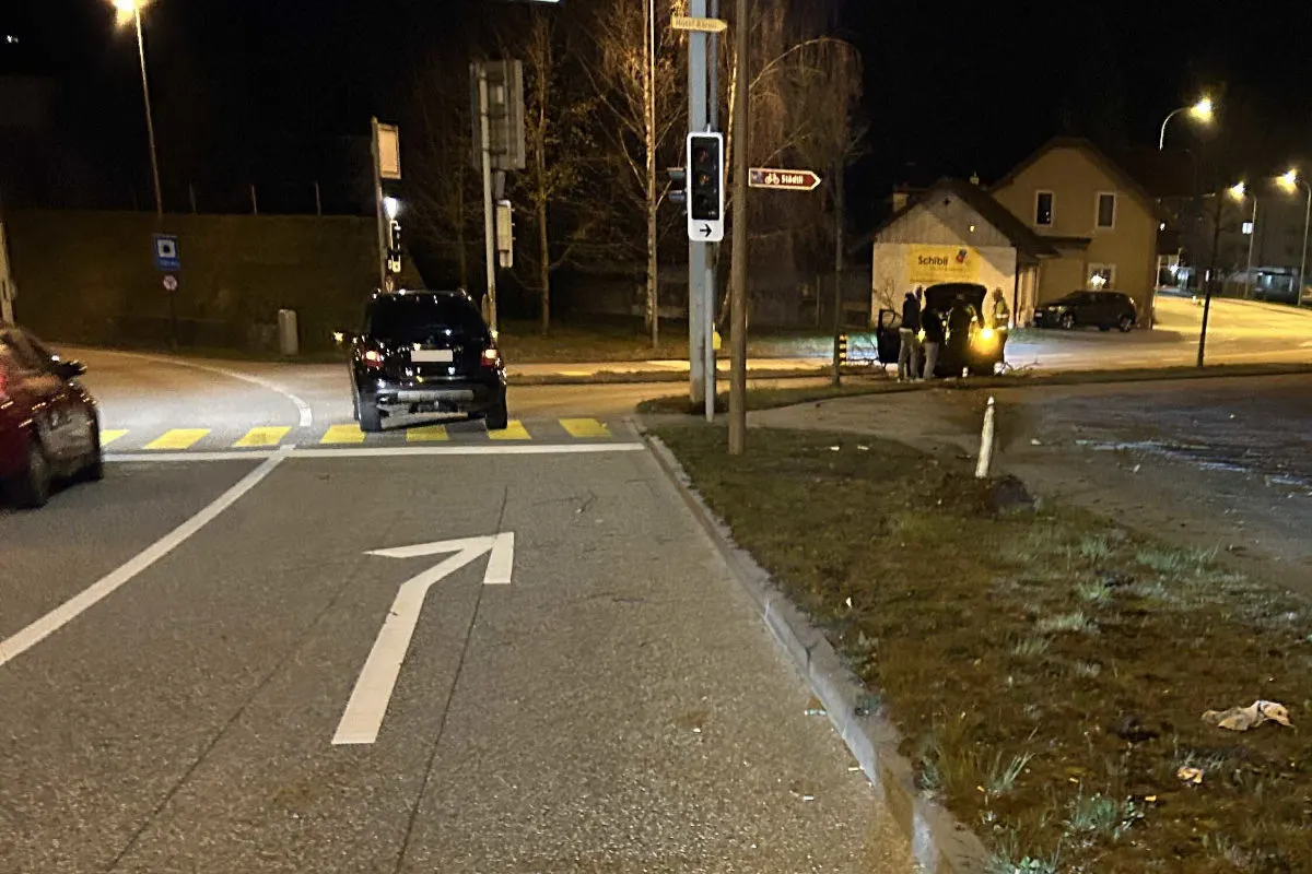 Aarburg AG – Unfall nach Sekundenschlaf am Steuer