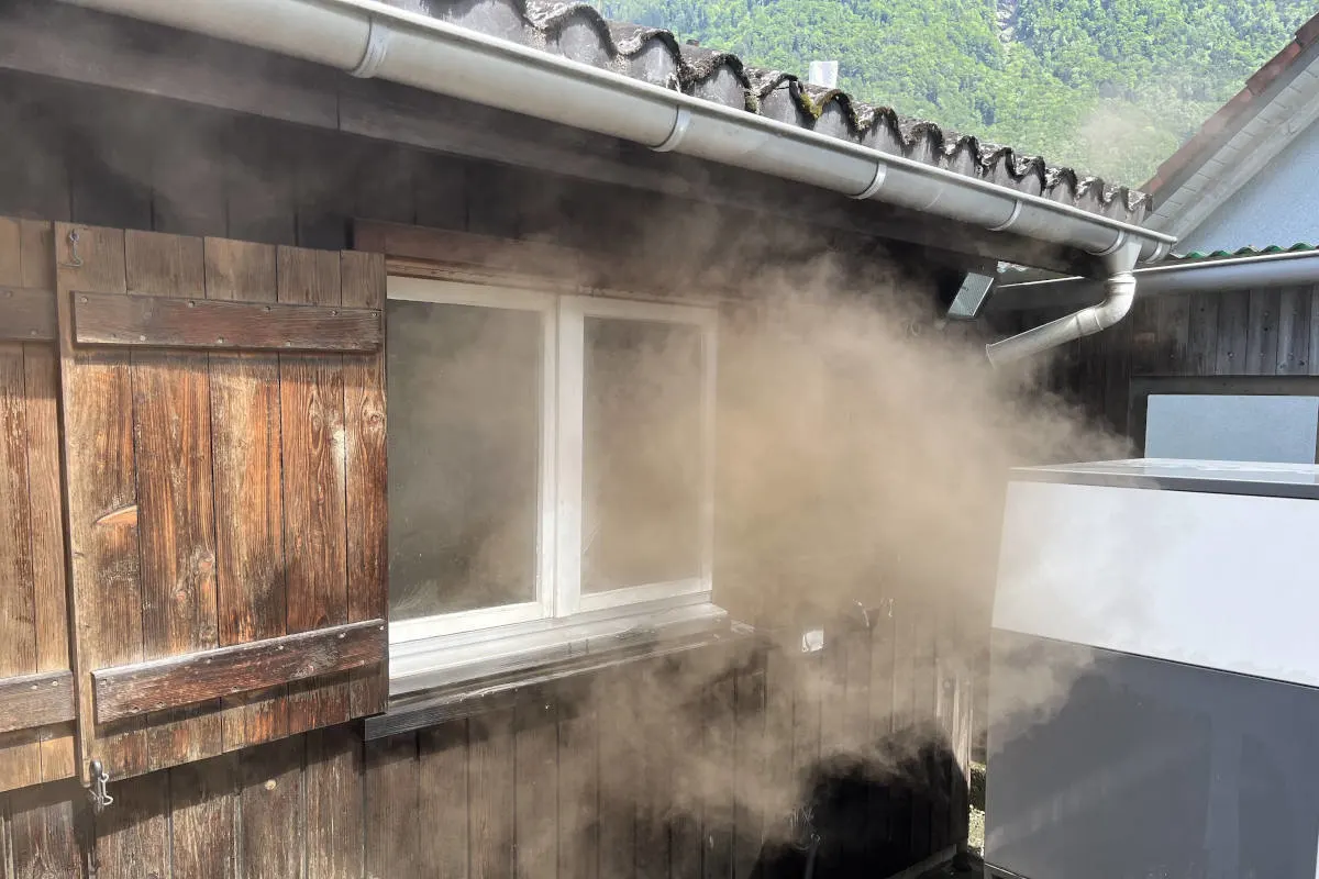 Schänis SG – Brand in Werkstatt