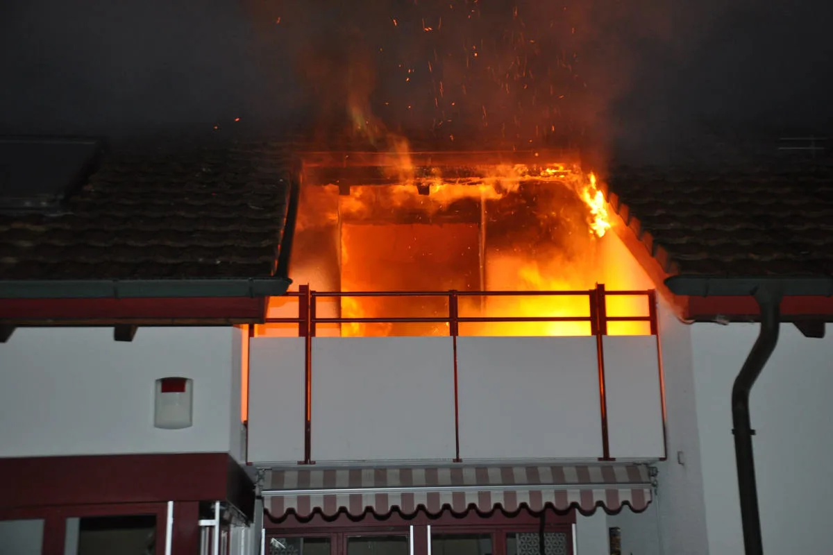 Schönenwerd SO – Brand in Dachstock