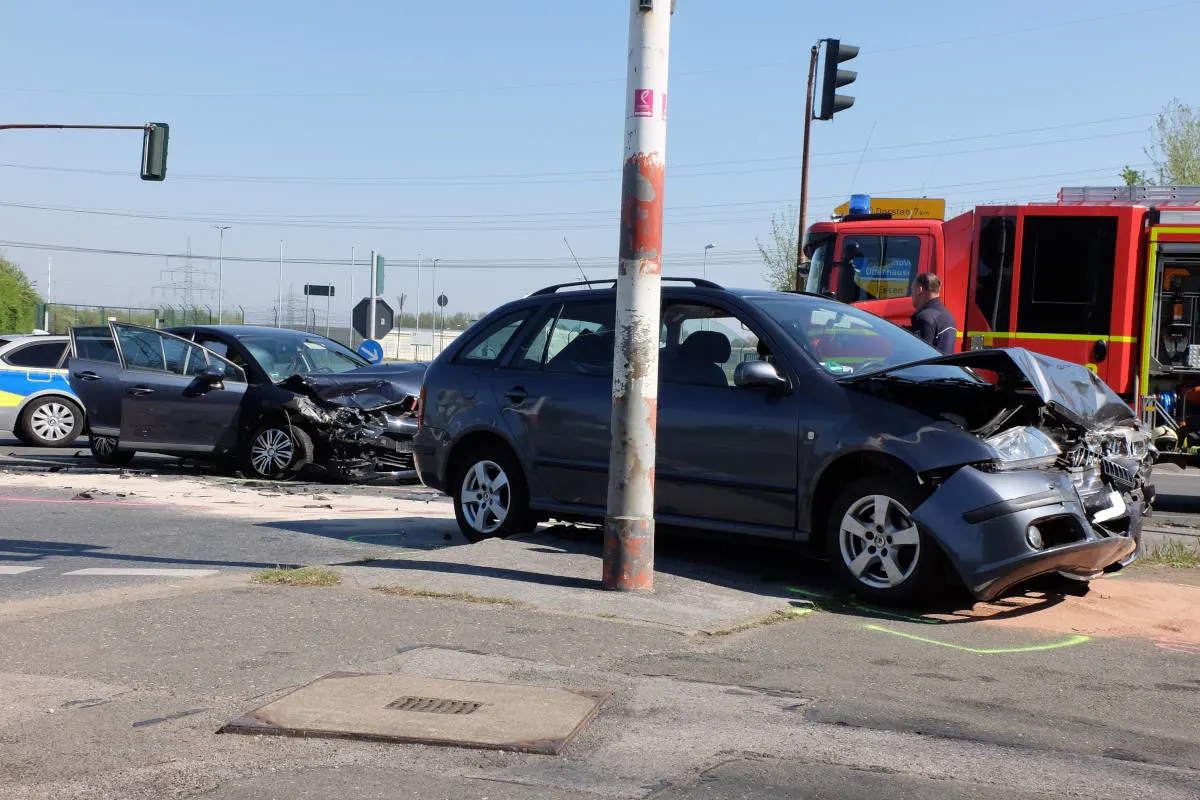 Verkehrsunfall mit acht Verletzten