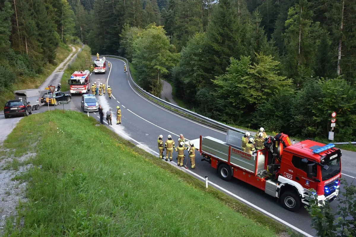 Abtenau S – Motorradlenker bei Unfall verletzt