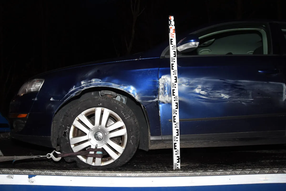 A13 Trübbach SG - Selbstunfall auf Autobahn