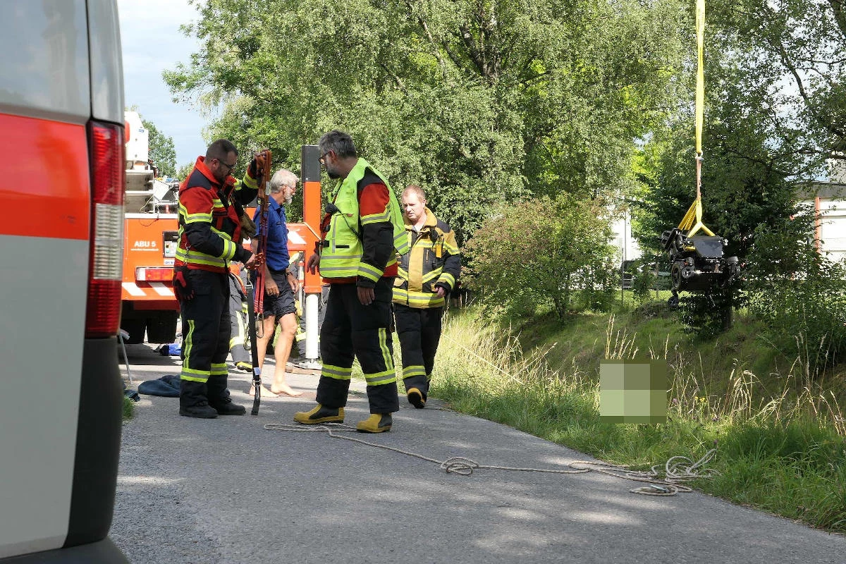 Au SG – Mit Elektrorollstuhl verunfallt