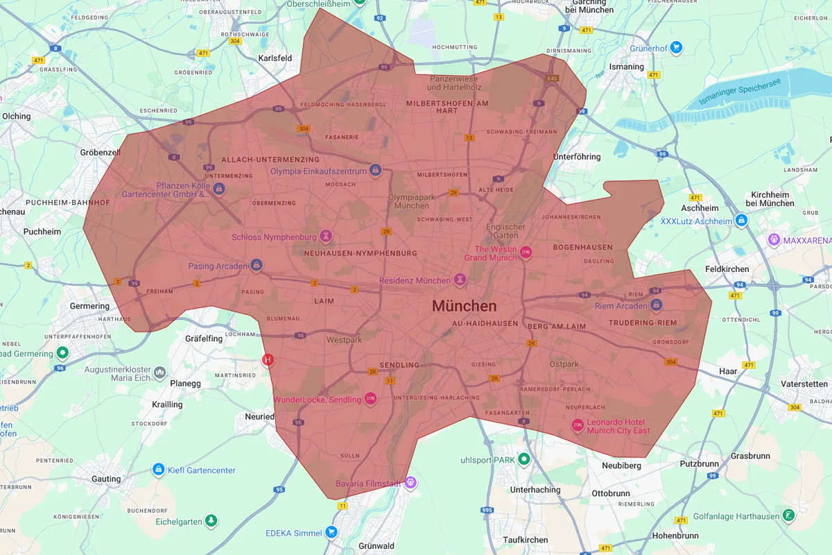 München BY – Warnmeldung wegen Sprengstoffdrohung für Innenstadt