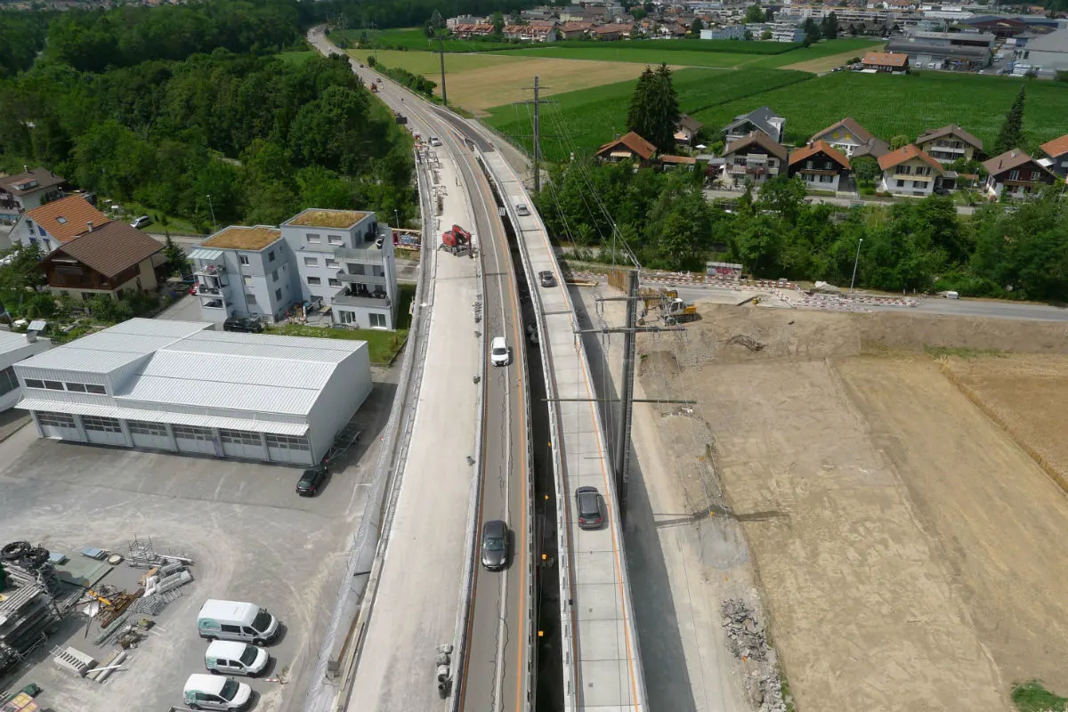 A6/Thun BE - Reparaturarbeiten und Sperrungen