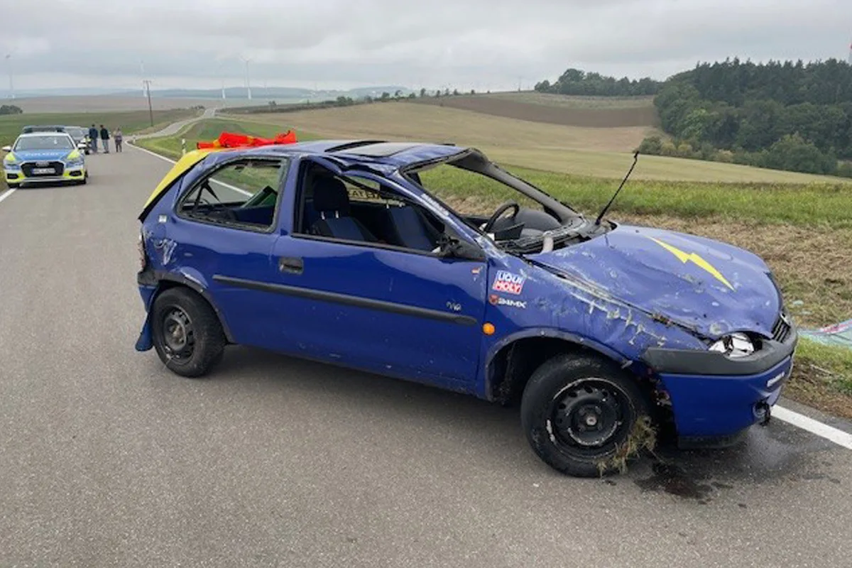 Schönborn RP – Auto überschlägt sich nach Ausweichmanöver