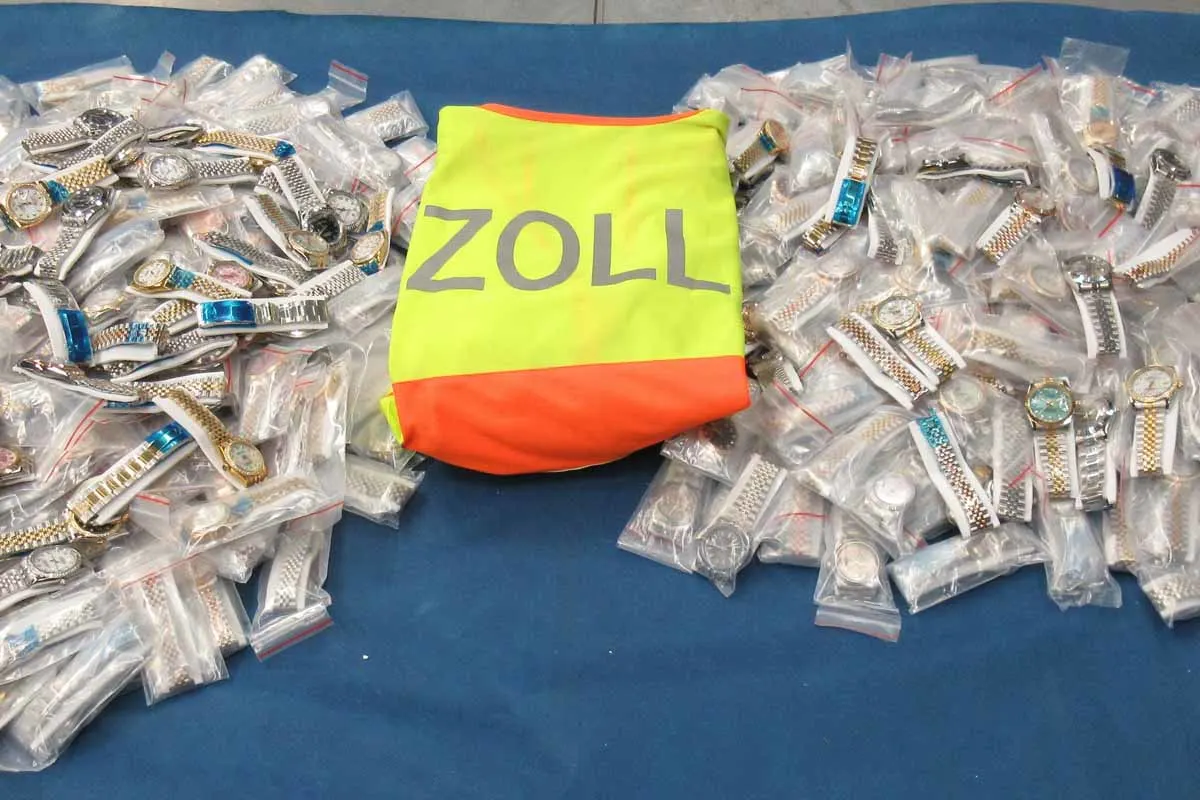 Dresden - Zoll beschlagnahmt Luxusuhren im Wert von sechs Millionen Euro