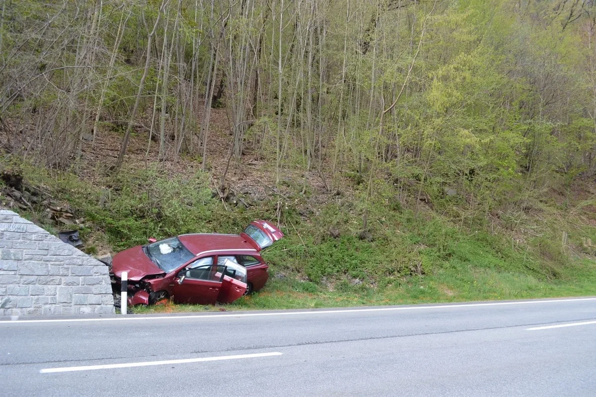 Unfall in Bregaglia GR – Am Steuer eingenickt