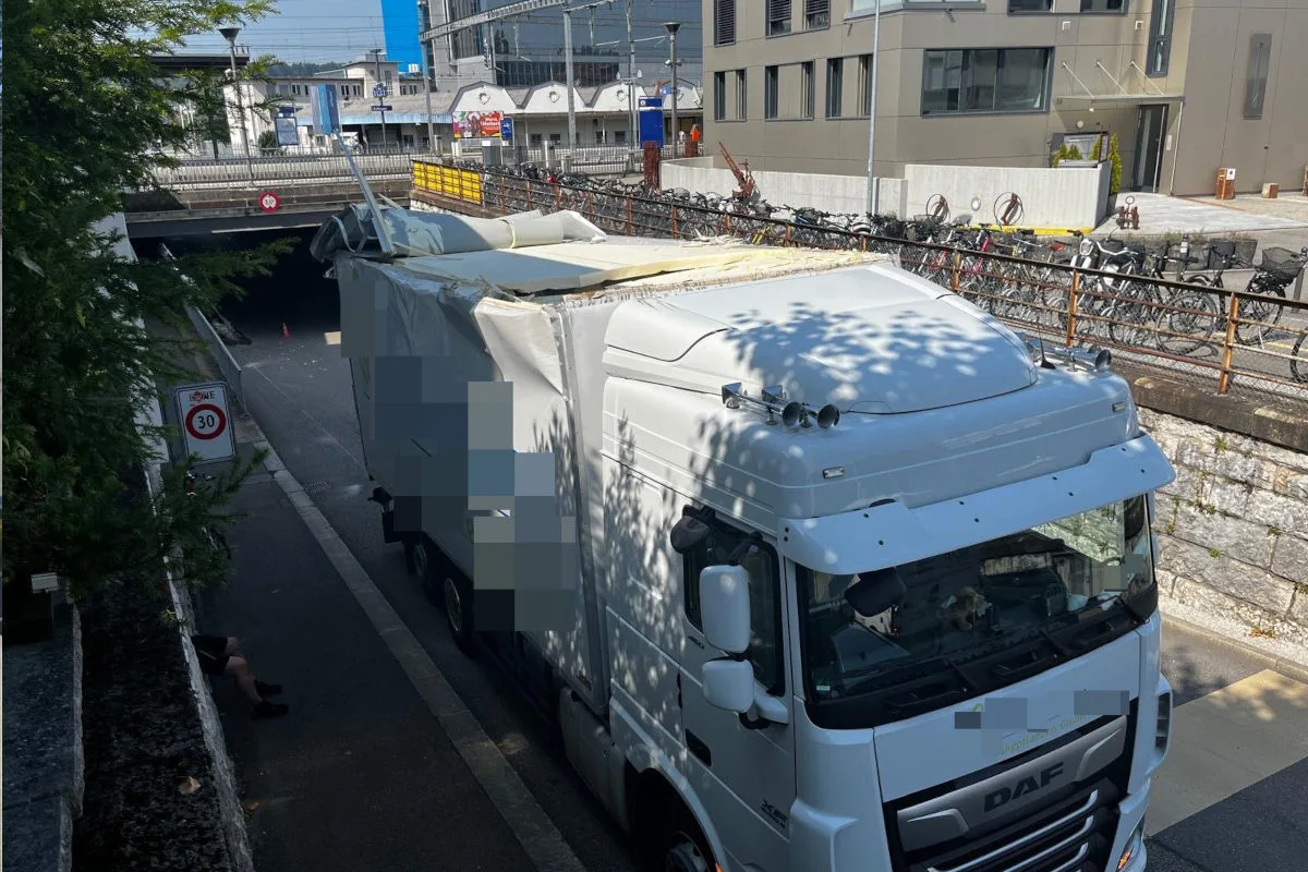 Zofingen AG – Unfall mit Lastwagen