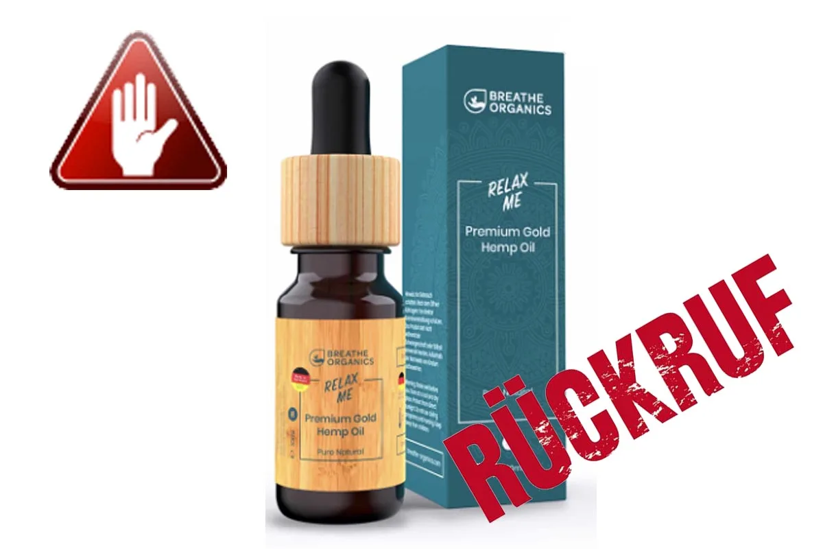 Gesundheitsgefahr – Breathe Solutions ruft „Relax Me“ CBD-Öl zurück