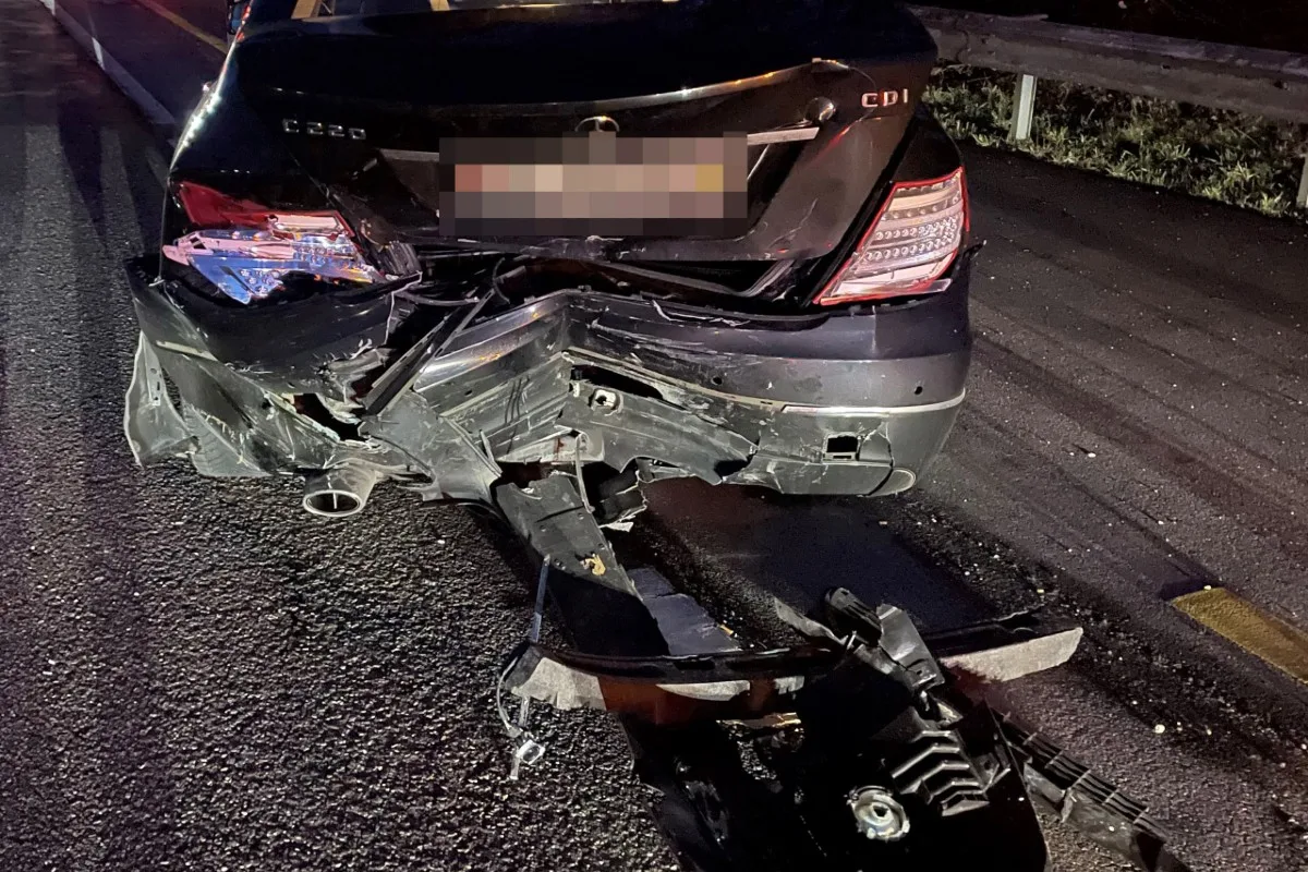 Märstetten TG - Auffahrkollision zwischen zwei Mercedes