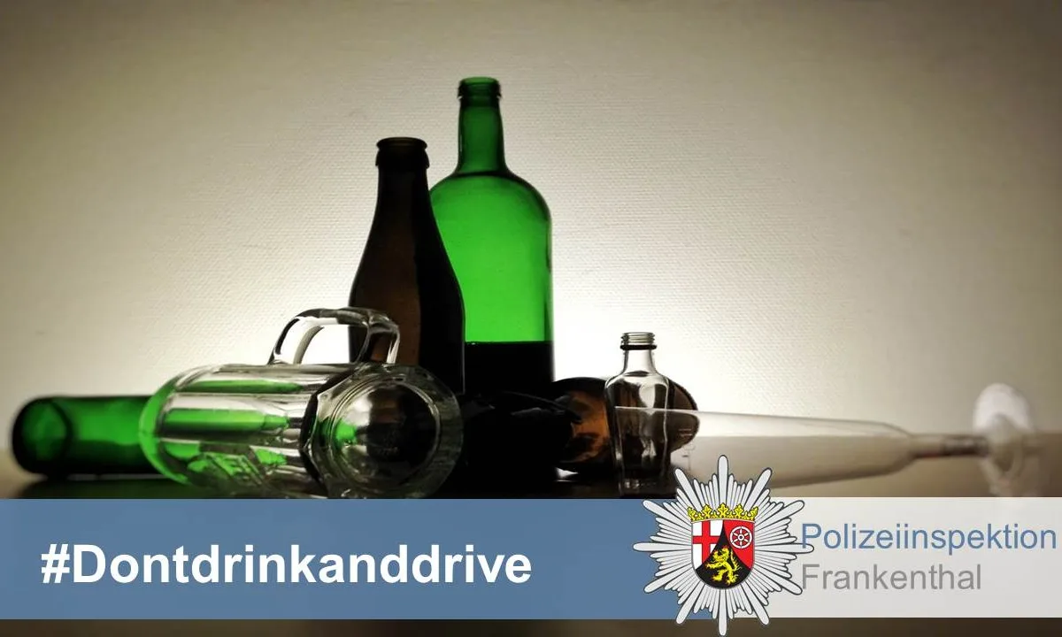 Unfallflucht und Alkoholkonsum in Frankenthal – Der Führerschein wurde beschlagnahmt