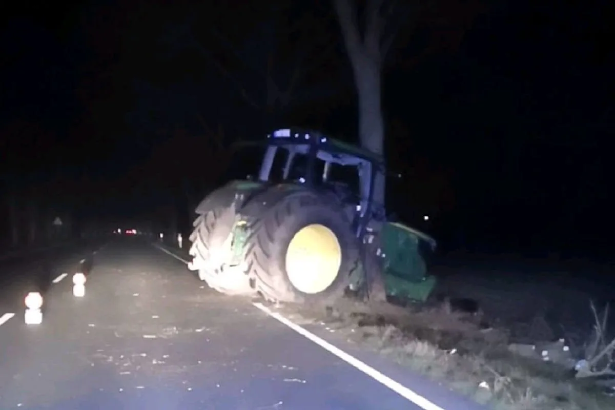 Düdenbüttel – Trecker kollidiert mit Baum