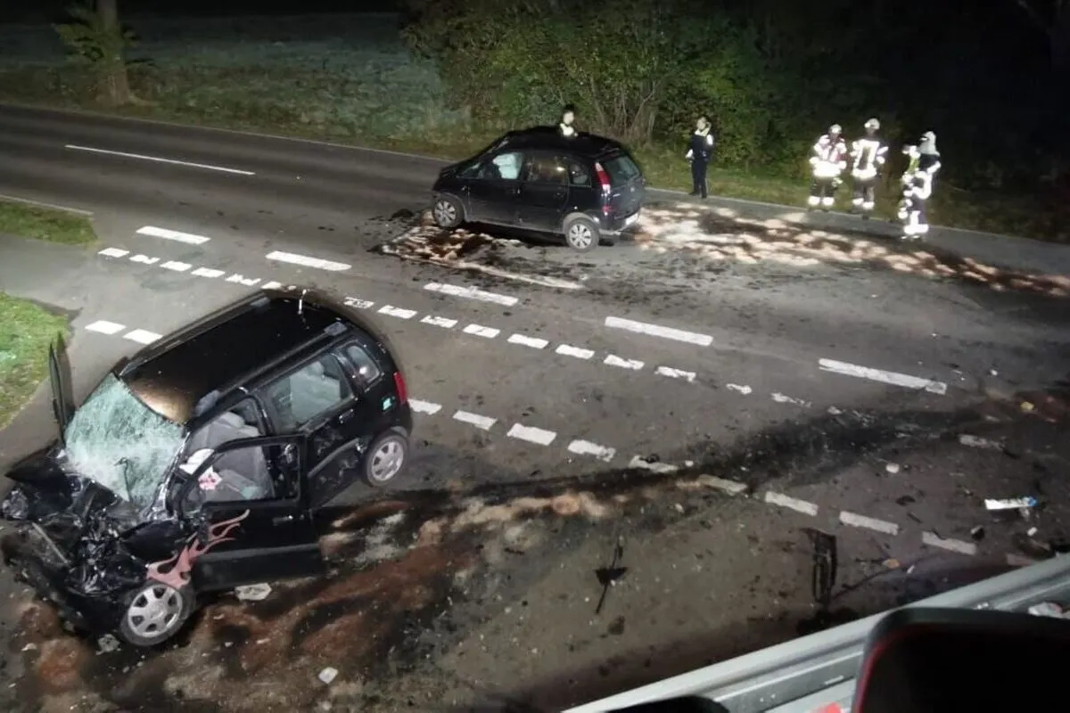 Fredenbeck - Beide Fahrer bei Unfall in ihren Fahrzeugen eingeklemmt