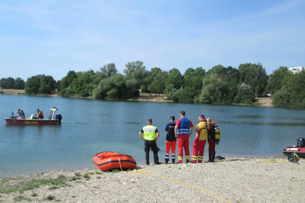 Offenburg – Wasserrettungseinsatz im Offenburger Gifizsee