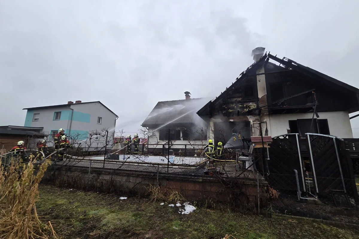 Kalsdorf – Eine Tote und ein Schwerverletzter nach Brand von Haus