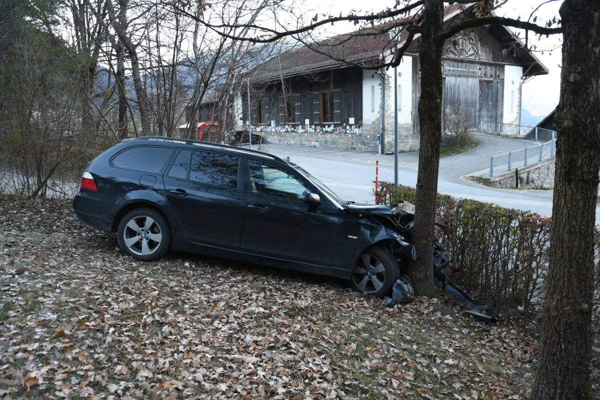 Chur GR - Selbstunfall mit Sachschaden