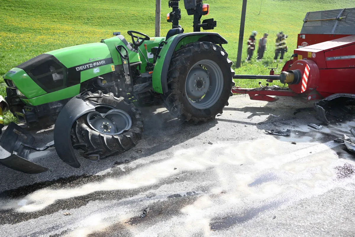 Mogelsberg SG – Übermüdung führt zu Unfall