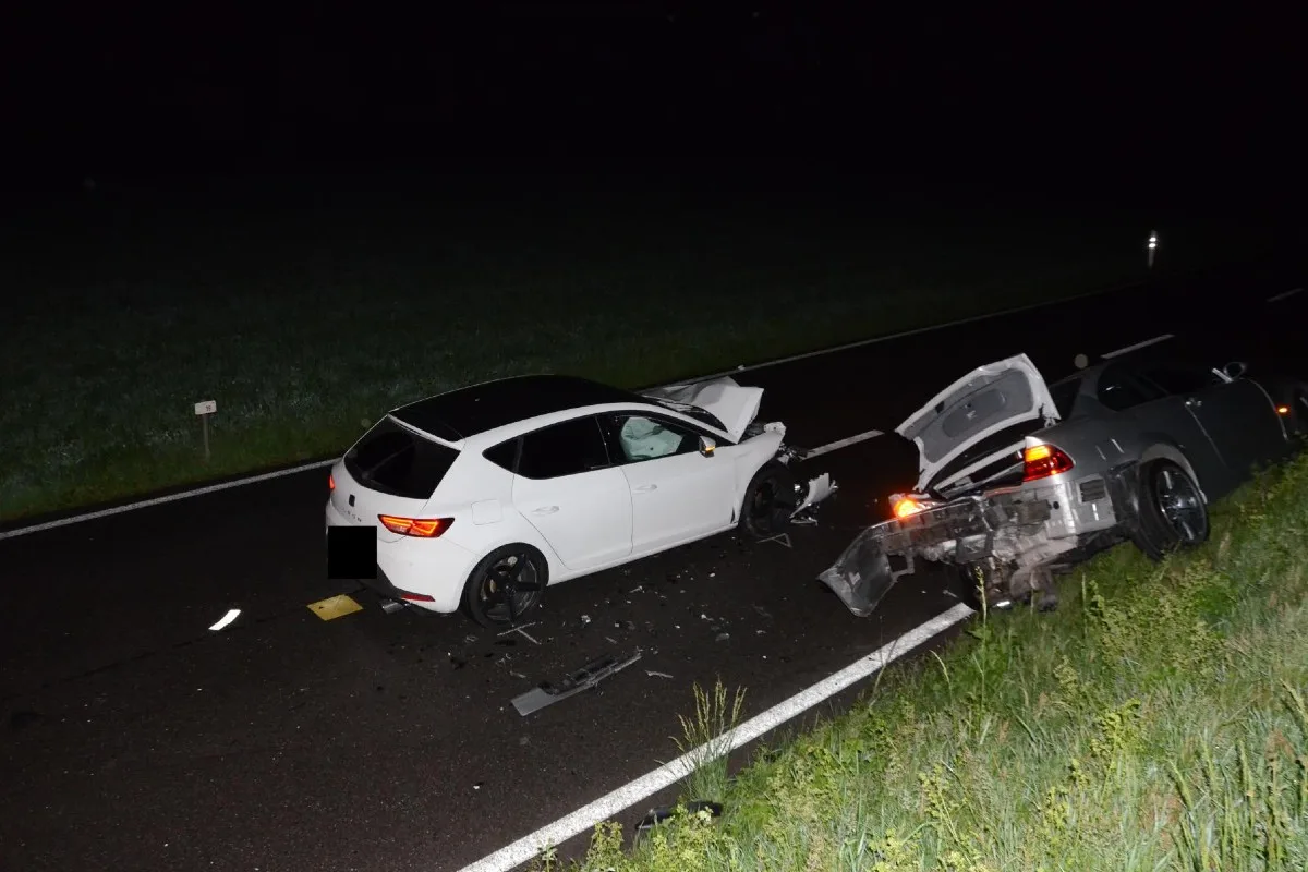 Hölstein BL - Vollbremsung wegen querendem Wildtier führt zu Auffahrkollision