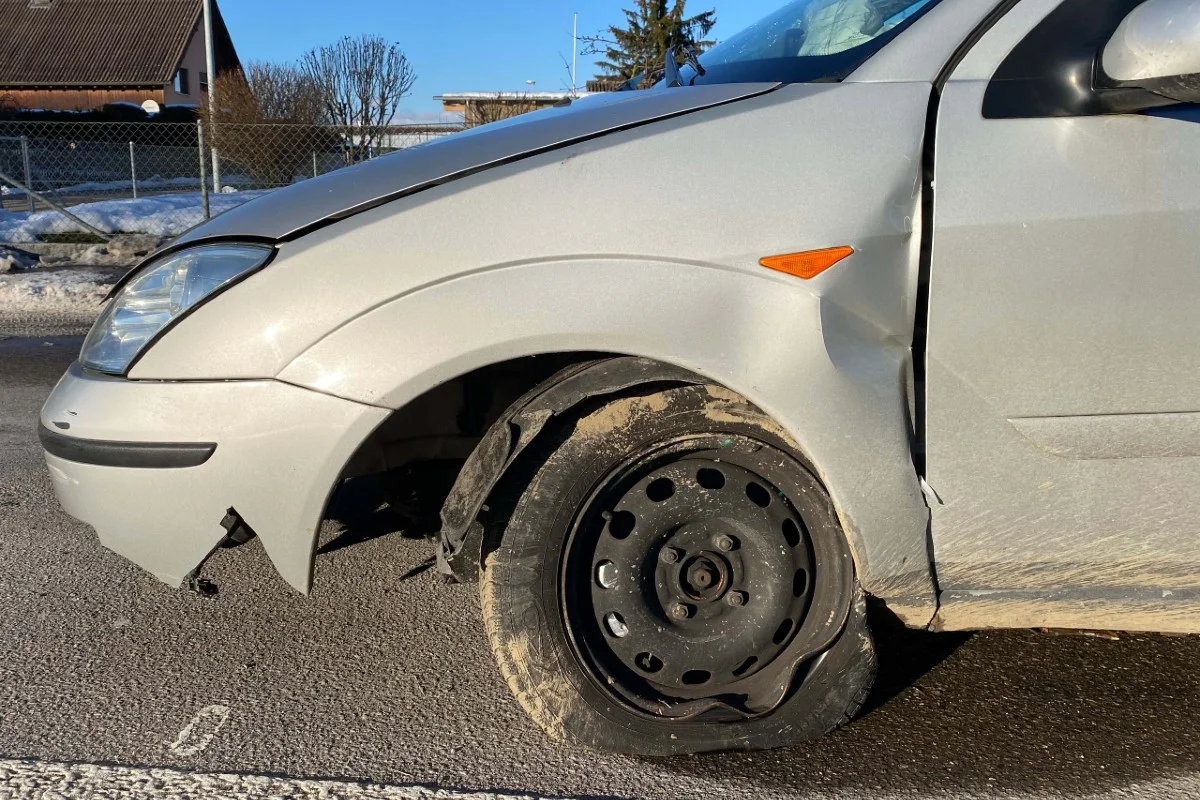 Steinebrunn  TG – Betrunken Unfall gebaut