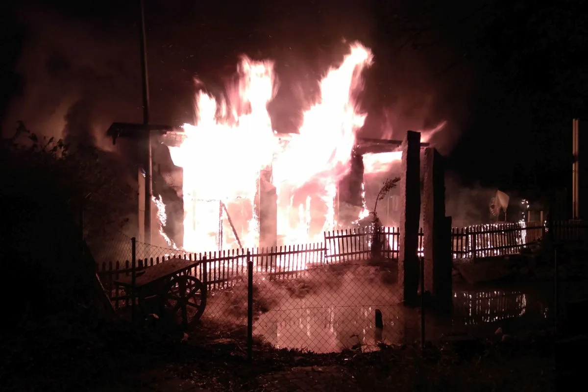 Villmergen AG - Restaurant ein Raub der Flammen