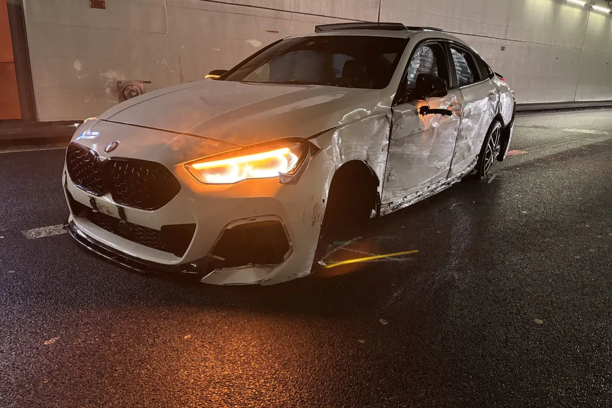 A18 Muttenz BL – Zwei Verletzte bei Unfall im Schänzlitunnel