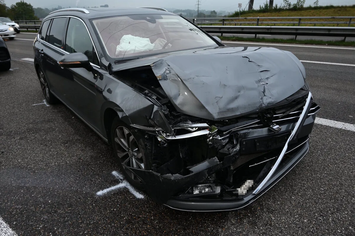 A1 Wil SG – Auffahrunfall mit drei Autos