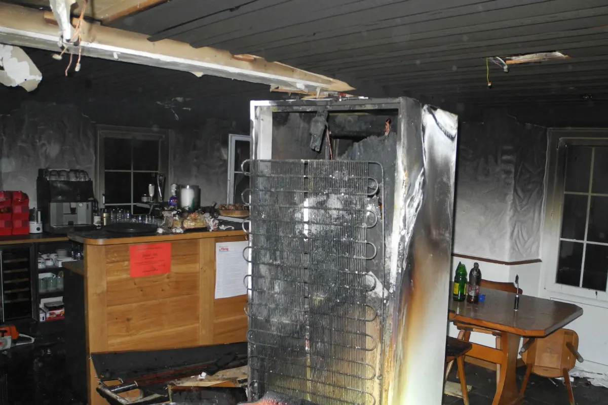 Oberiberg SZ - Brand in einem Restaurant