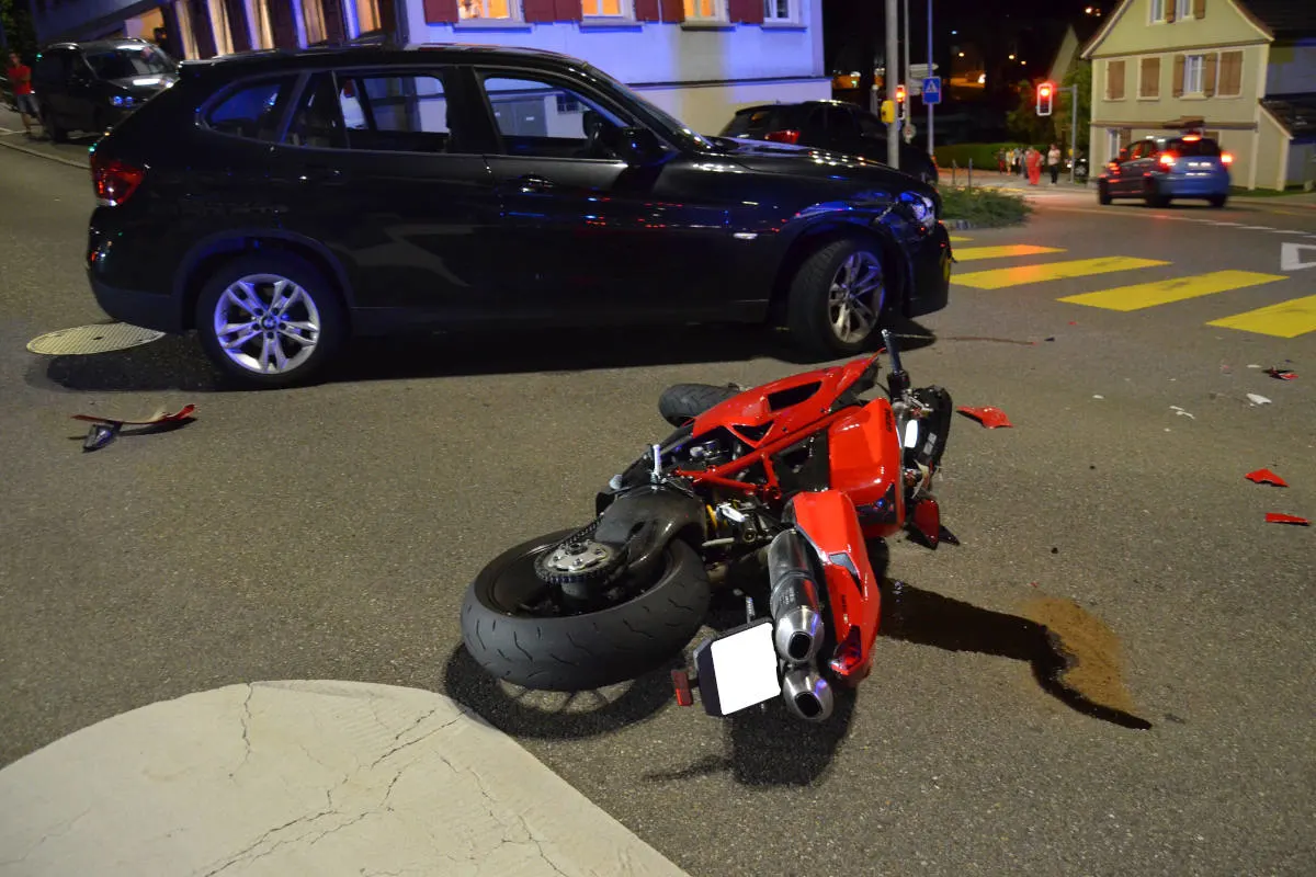Unfall in Herisau  AR – Missachtung der Vortrittsregeln