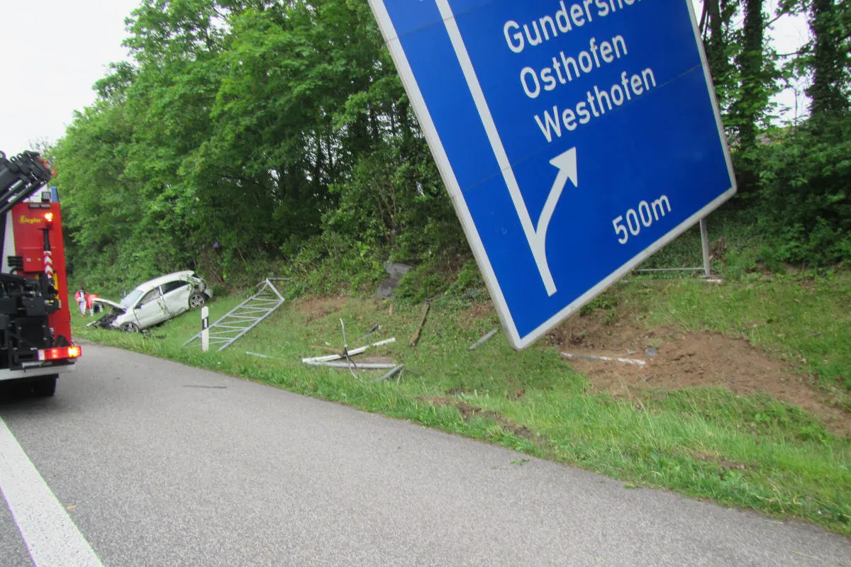 Gau-Bickelheim – Verkehrsunfall mit zwei Schwerverletzten Frauen