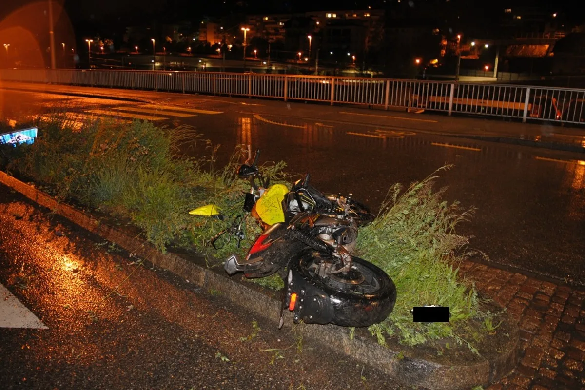 19-jähriger Lernfahrer verunfallt mit dem Motorrad in Schaffhausen