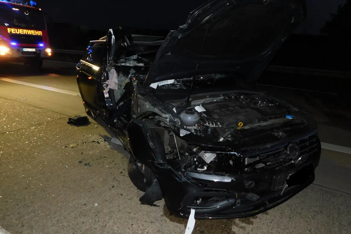 A7 Soltau – Beifahrer bei Unfall auf der Autobahn schwer verletzt