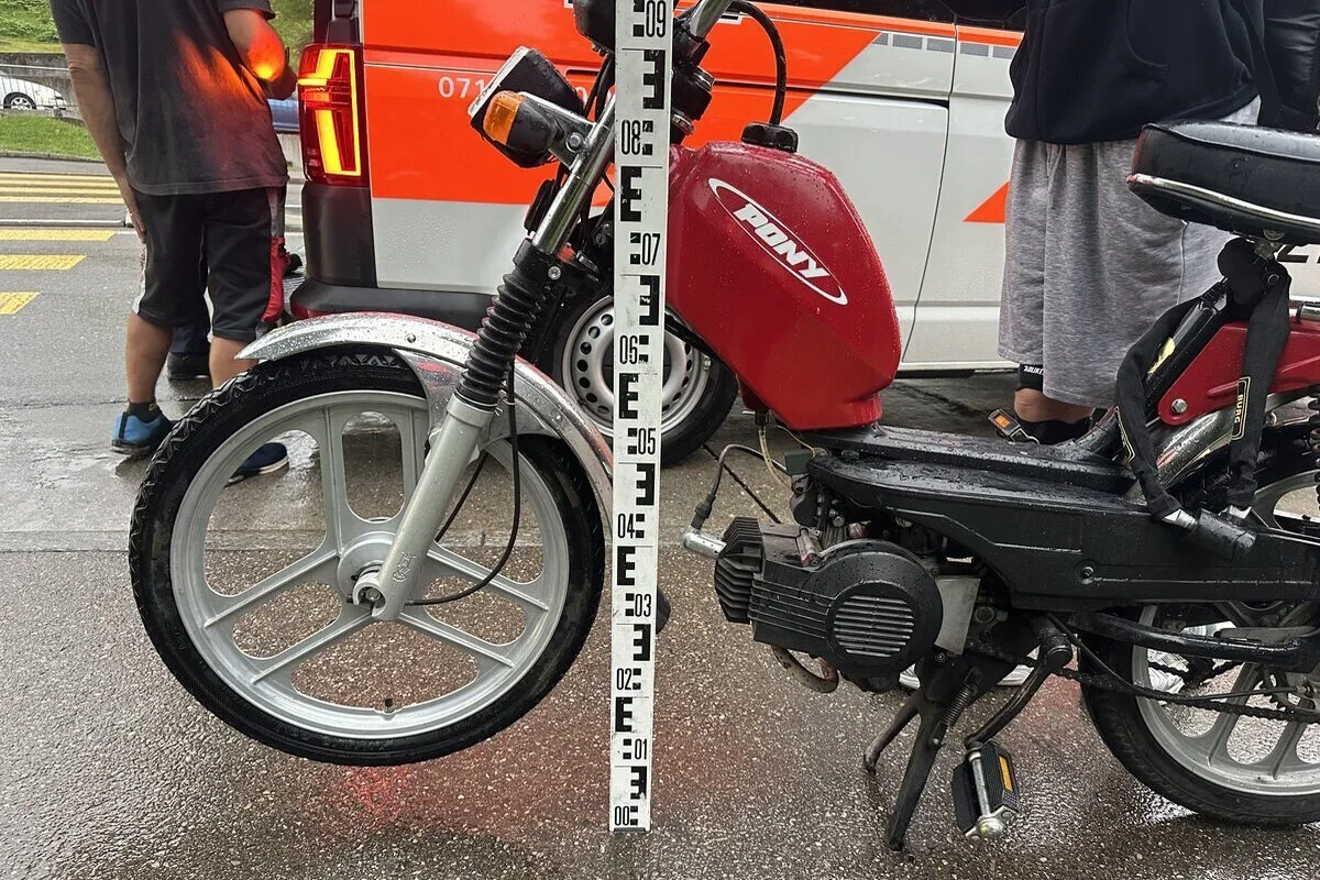 Unfall in St. Gallen – Fussgängerin von Mofa erfasst