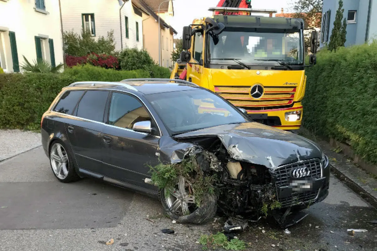 Unfall Bürglen TG - Audilenker alkoholisiert unterwegs
