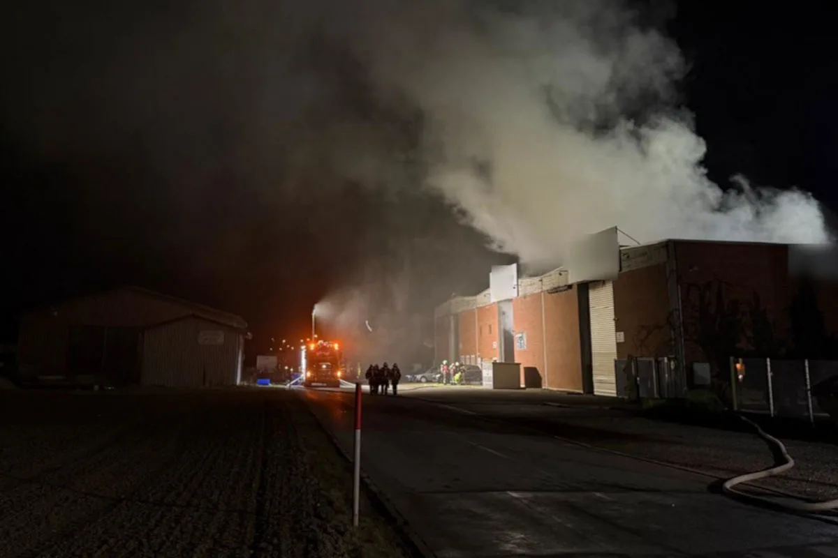 Beringen SH – Brand in Recyclinghalle