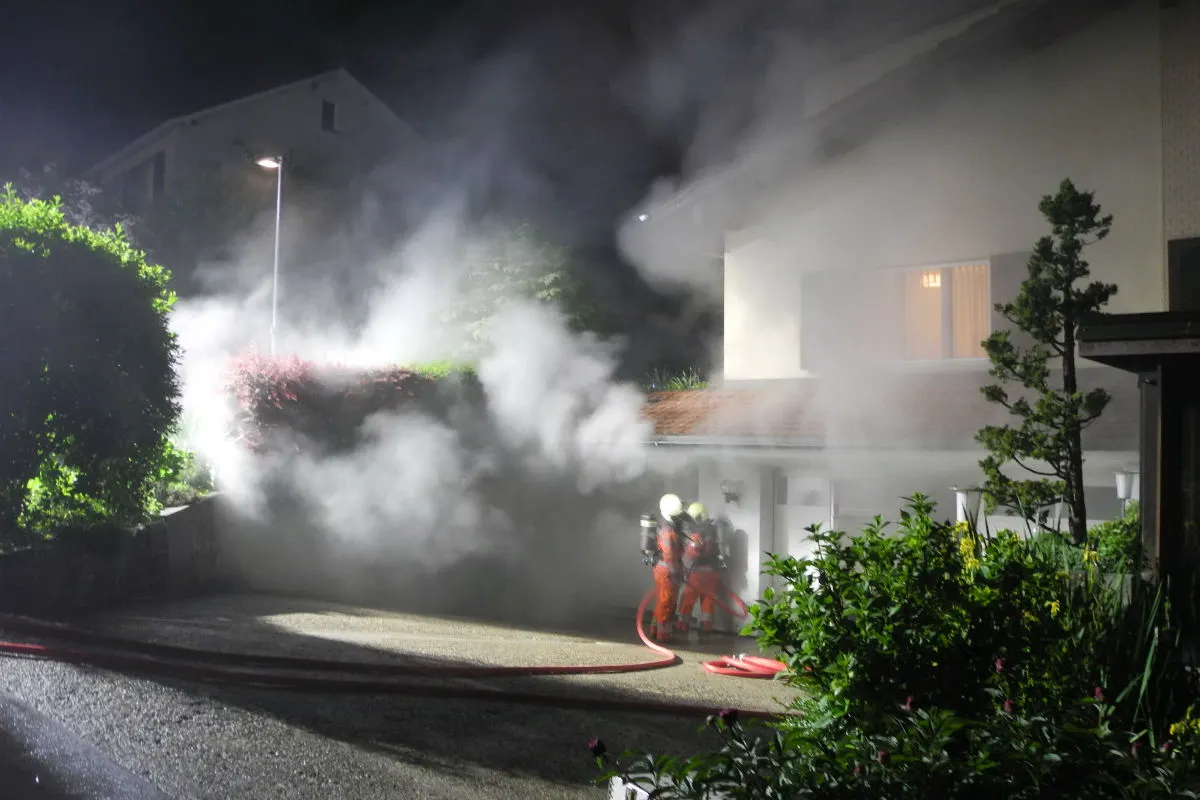 Oberwinterthur ZH - Brand in Tiefgarage