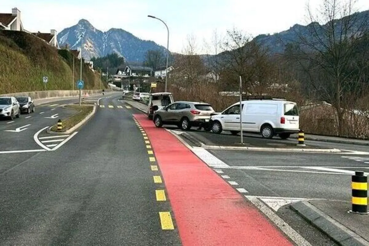 Sarnen OW - Bremsmanöver zu spät bemerkt