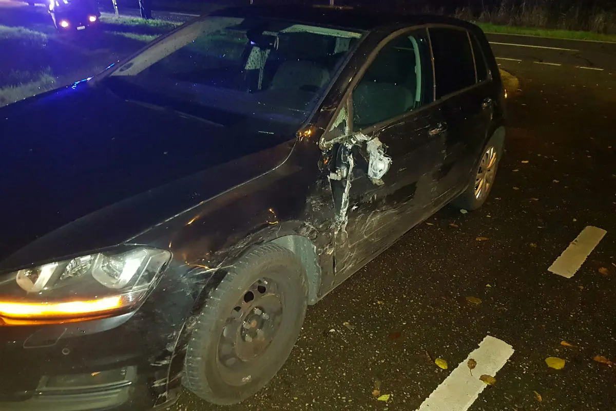 Bad Zurzach AG - Auf die Gegenfahrbahn geraten und kollidiert